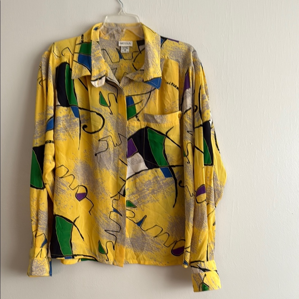Nicola colorful blouse size 14